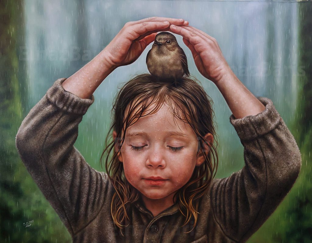 Shelter 2025 Original Fine Art Oil Painting on Canvas – One-of-a-Kind Artwork