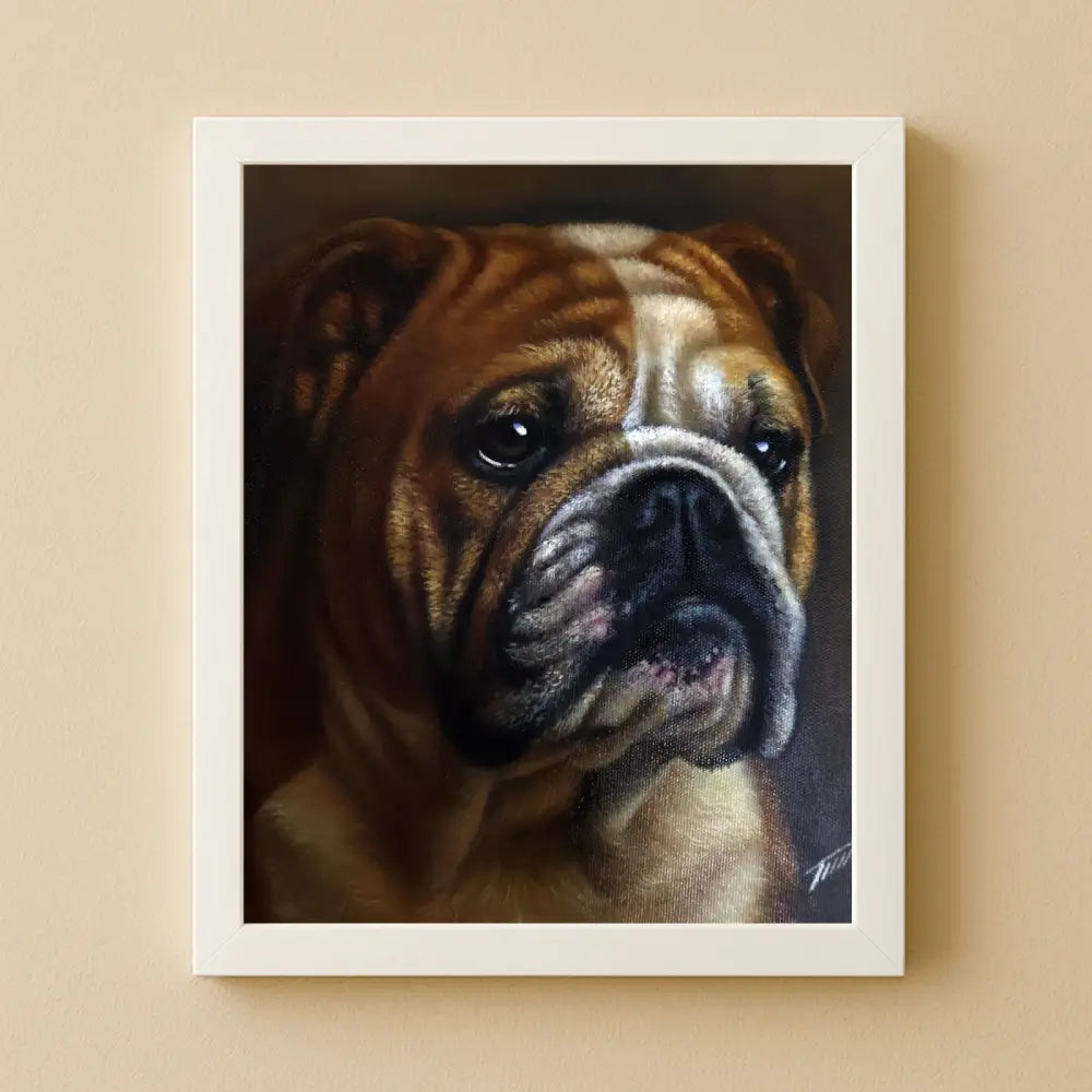 Bulldog 2025 Oil Painting