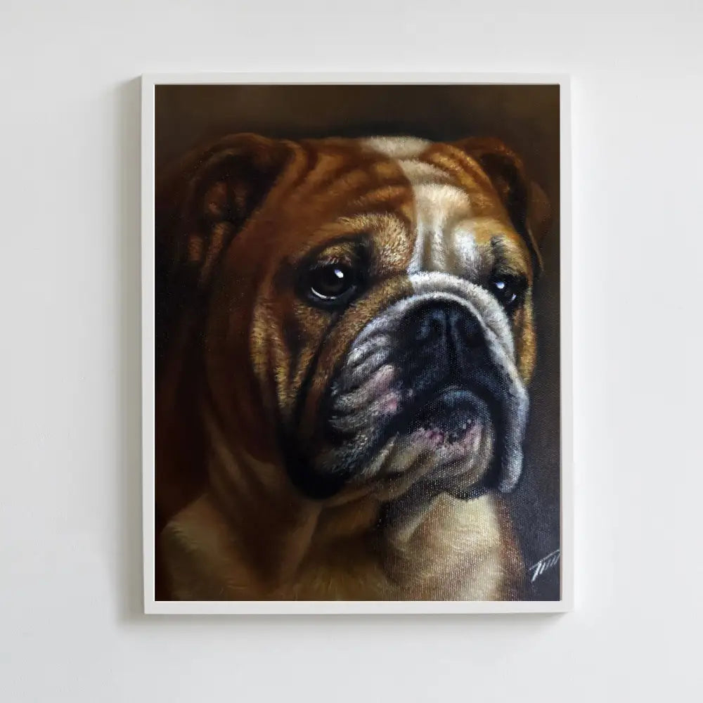 Bulldog 2025 Oil Painting