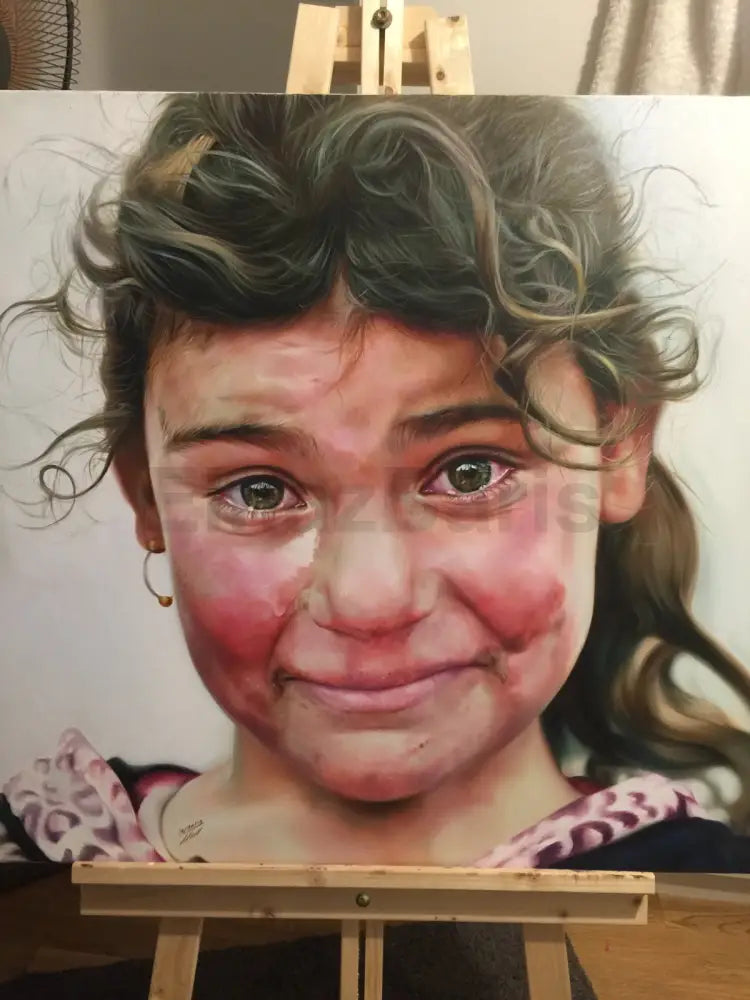 Custom Oil Painting Portrait from Photo on Rolled Canvas Oil Painting