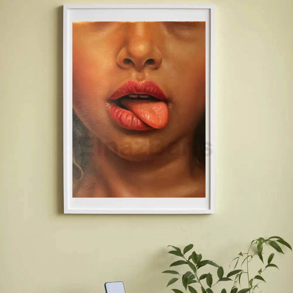 Emotional Woman Portrait Original Oil Painting on Canvas Oil Painting