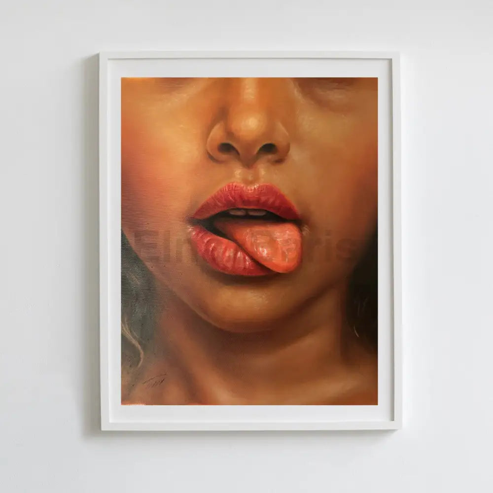 Emotional Woman Portrait Original Oil Painting on Canvas Oil Painting