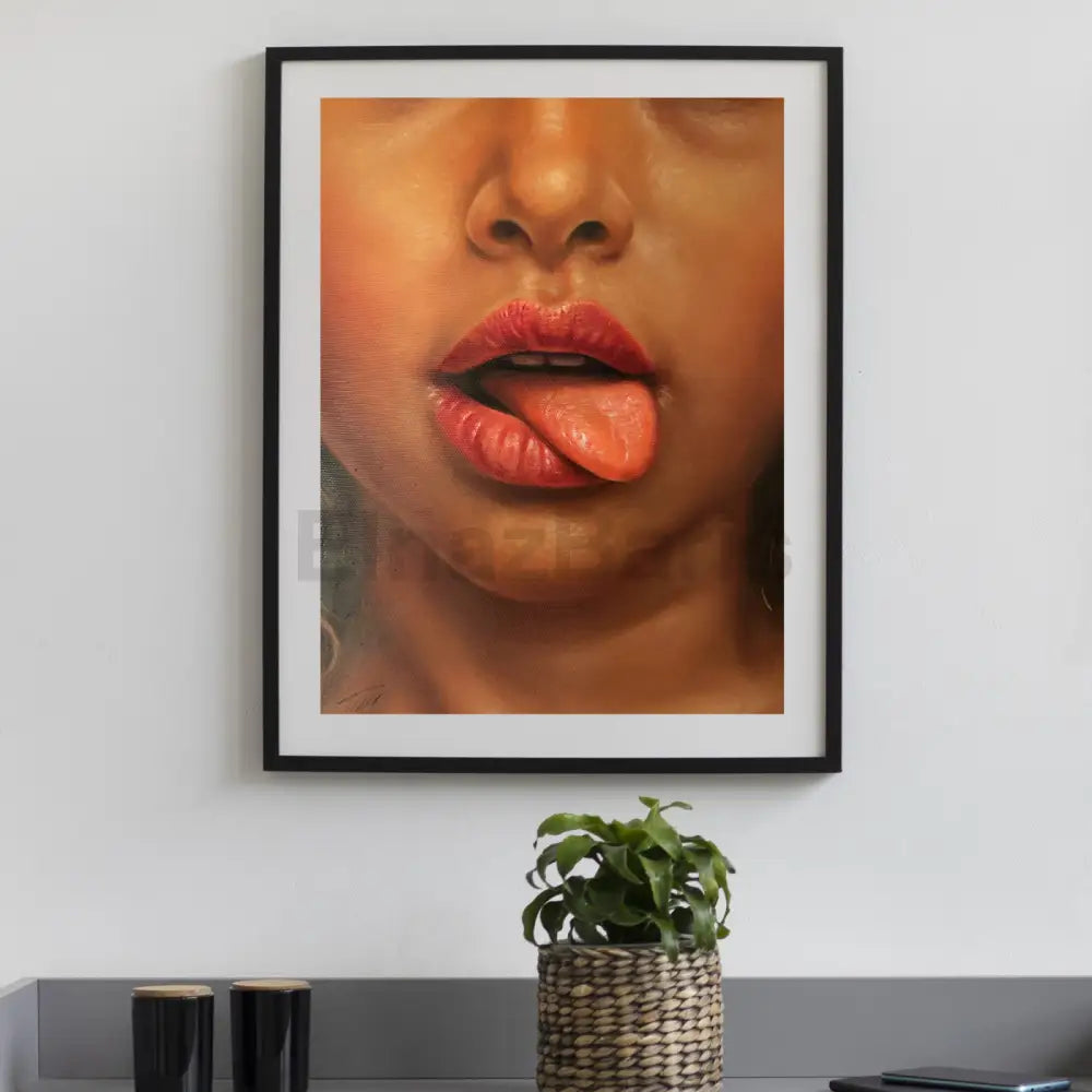 Emotional Woman Portrait Original Oil Painting on Canvas Oil Painting