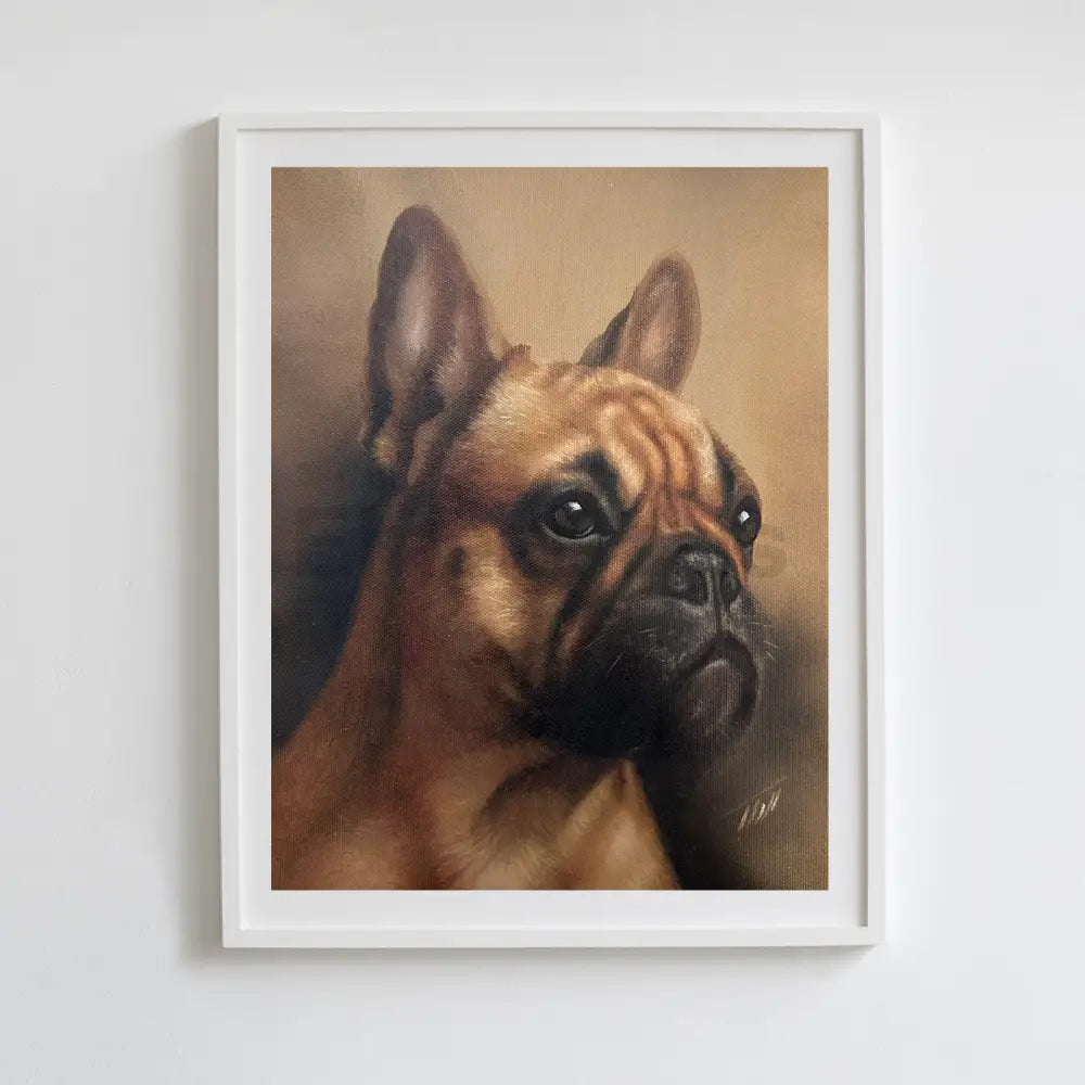 French Bulldog Oil Painting Oil Painting