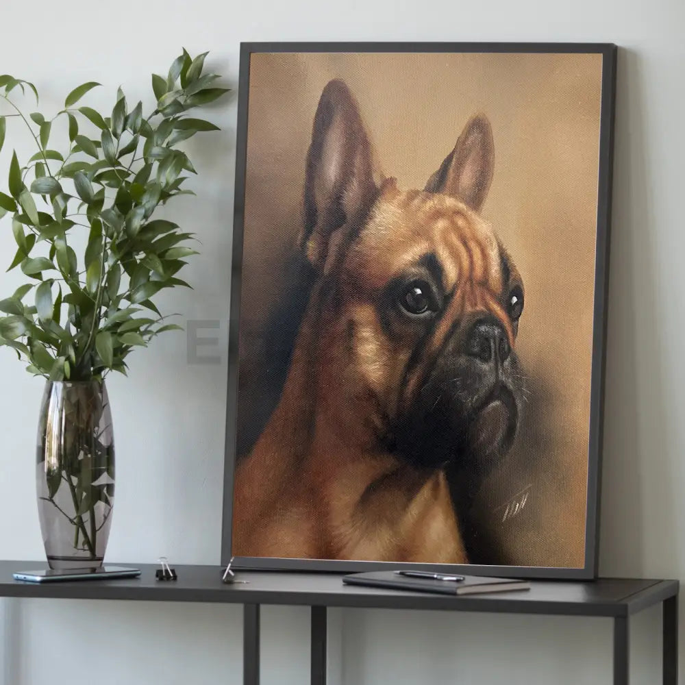 French Bulldog Oil Painting Oil Painting