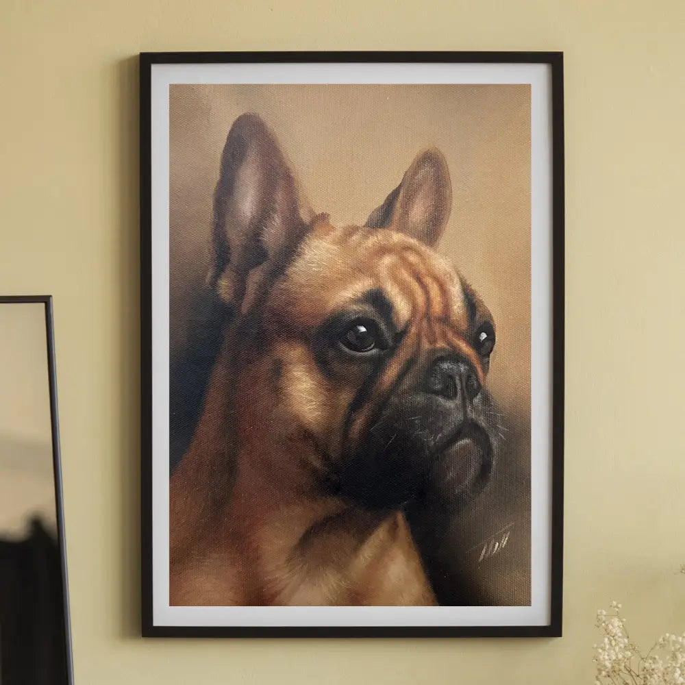 French Bulldog Oil Painting Oil Painting