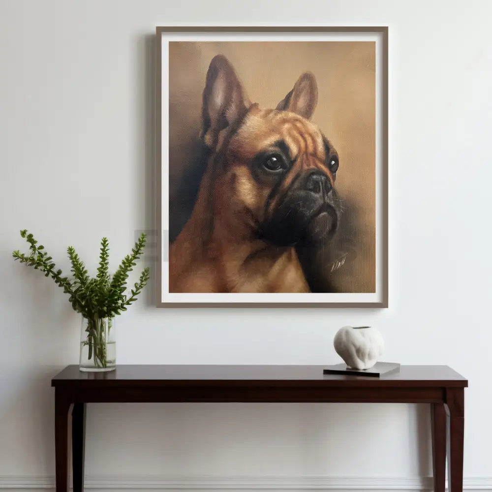 French Bulldog Oil Painting Oil Painting