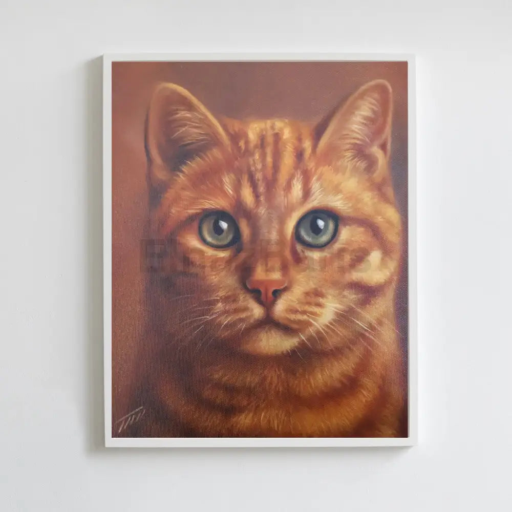 Ginger Tabby 2025 Oil Painting