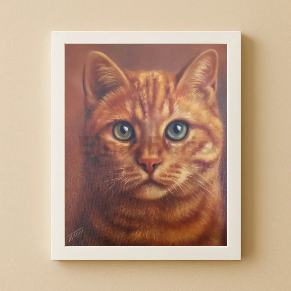 Ginger Tabby 2025 Oil Painting