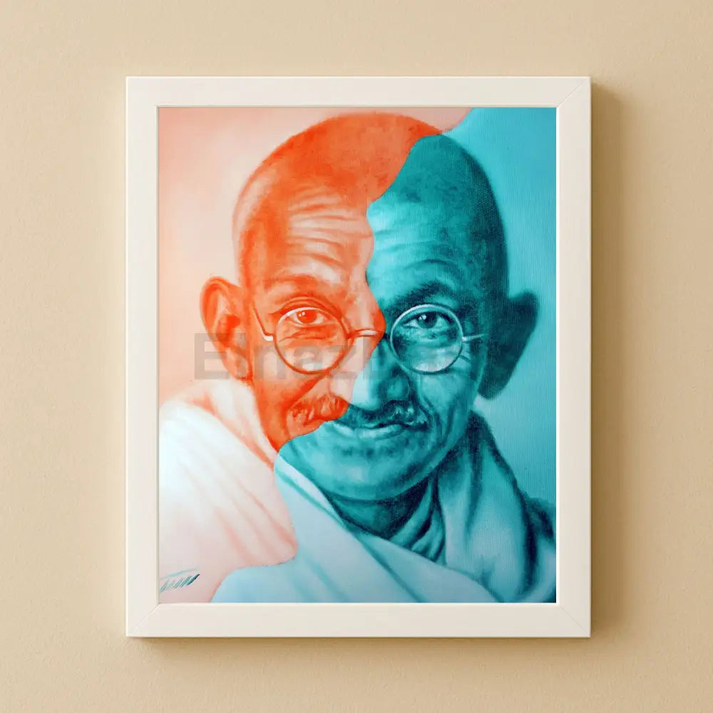 Mahatma Gandhi 2025 Oil Painting