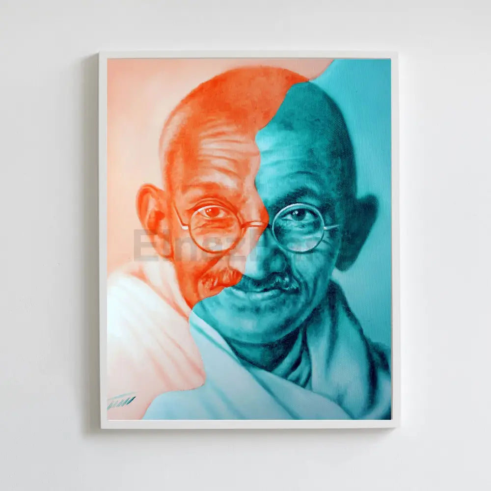 Mahatma Gandhi 2025 Oil Painting