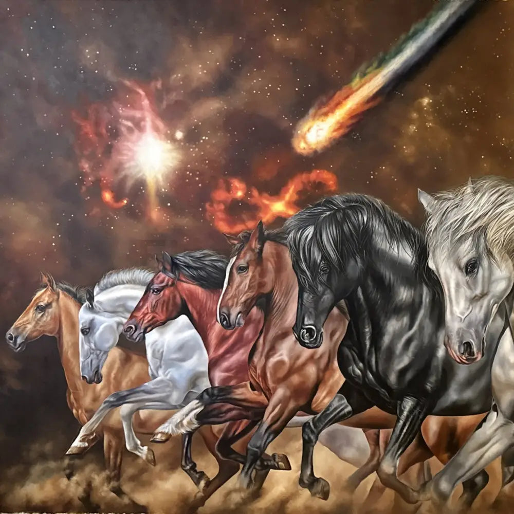 Sheikh Zayed Oil Painting: Winds of Destiny Fine Art Oil Painting