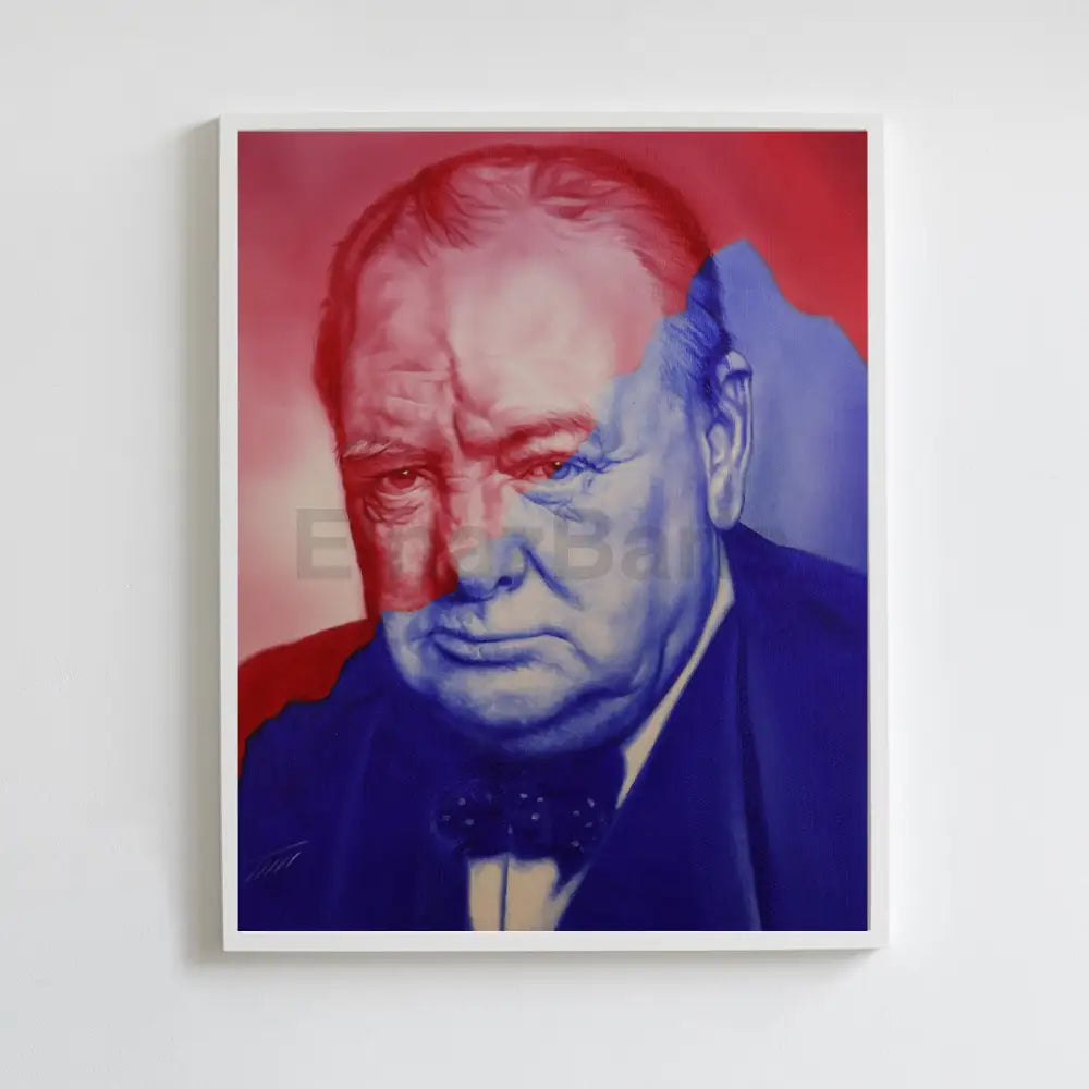 Winston Churchill 2025 Oil Painting
